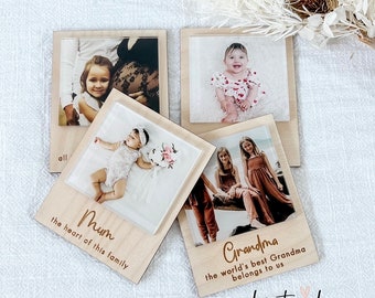 Polaroid Style Photo Magnets | UV Printed Photo Magnets | Wooden Photo Magnet | Wood Polaroid Magnet