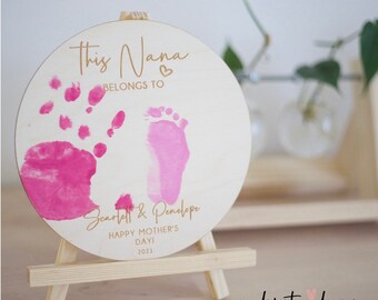 Personalised Mothers Day Drawing Painting | Grandma, Nan Sign