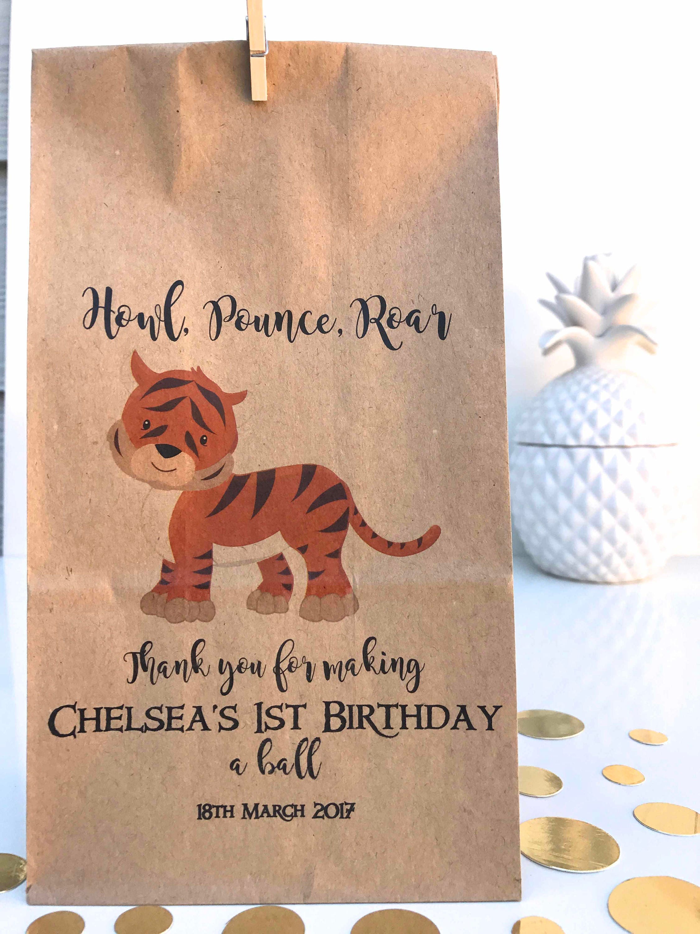 X15 PRINTED Personalised Jungle Safari Pop Top Water Bottle | Etsy
