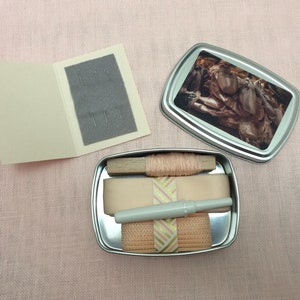 Sewing Kit For Ballet Pointe Shoes, with Ribbons, Elastics & Darning Thread