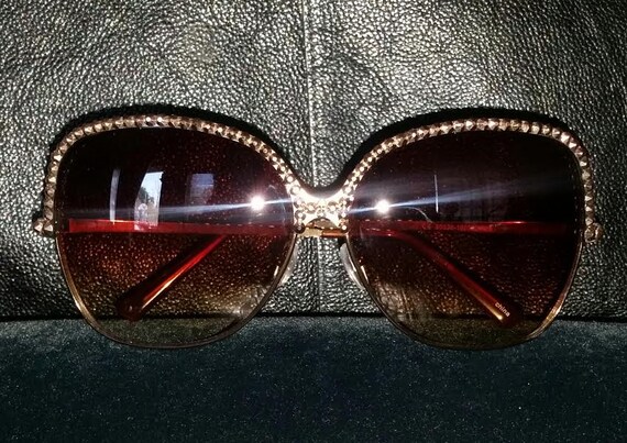 Bling Sunglasses Love Oversized Swarovski Bridesmaid Wedding  display picture 1