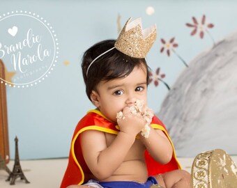 1st Birthday Boy Crown | first birthday boy smash cake outfit | first birthday hat 1st birthday hat | 1st birthday boy outfit | Gold