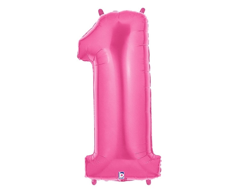 Birthday Number Balloon Rose Gold Silver Jumbo Number Balloons Betallic Megaloon 1st Birthday Balloons Choose Color Age image 6