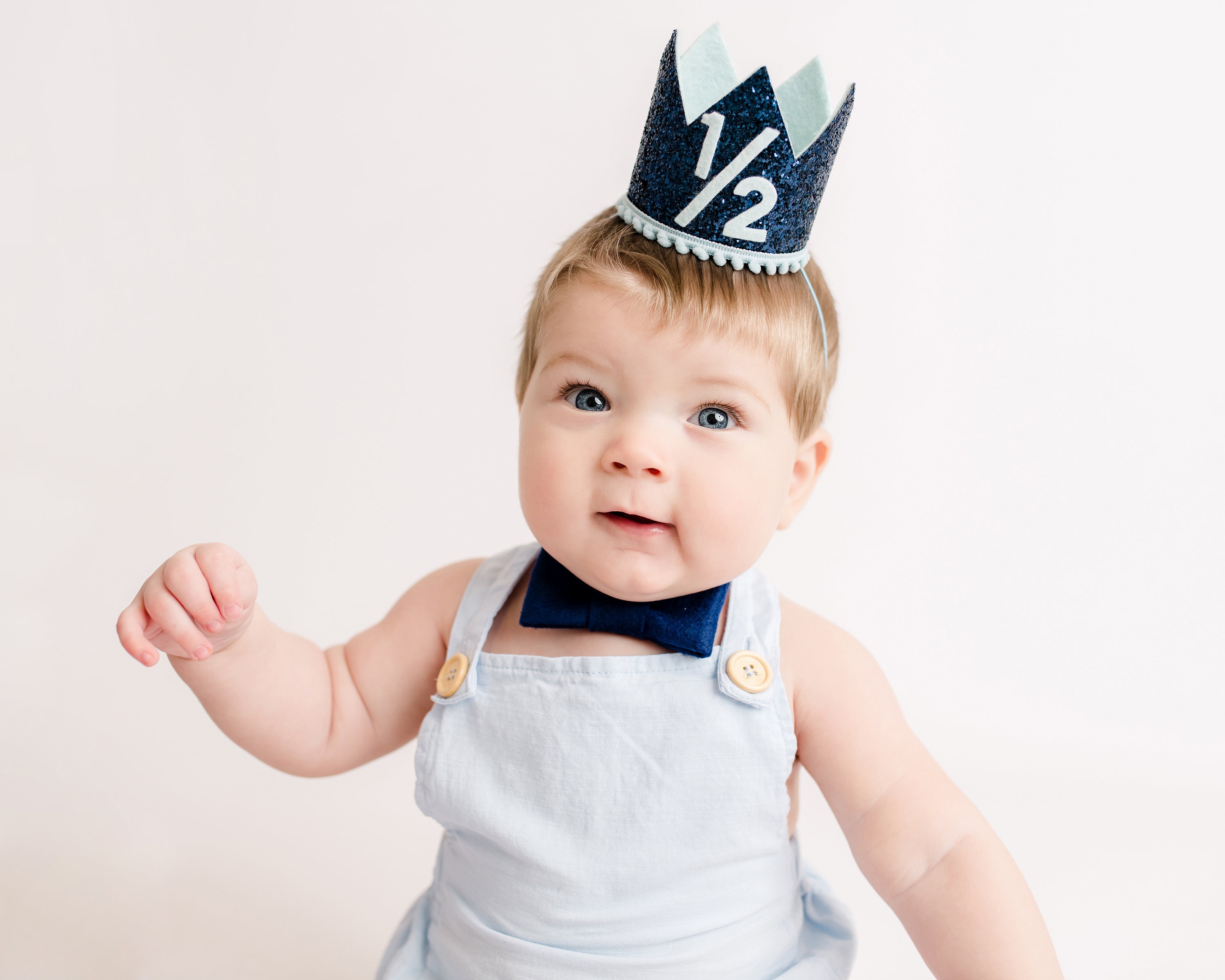 Half Birthday Crown 1/2 Birthday Crown Half Birthday Boy Etsy