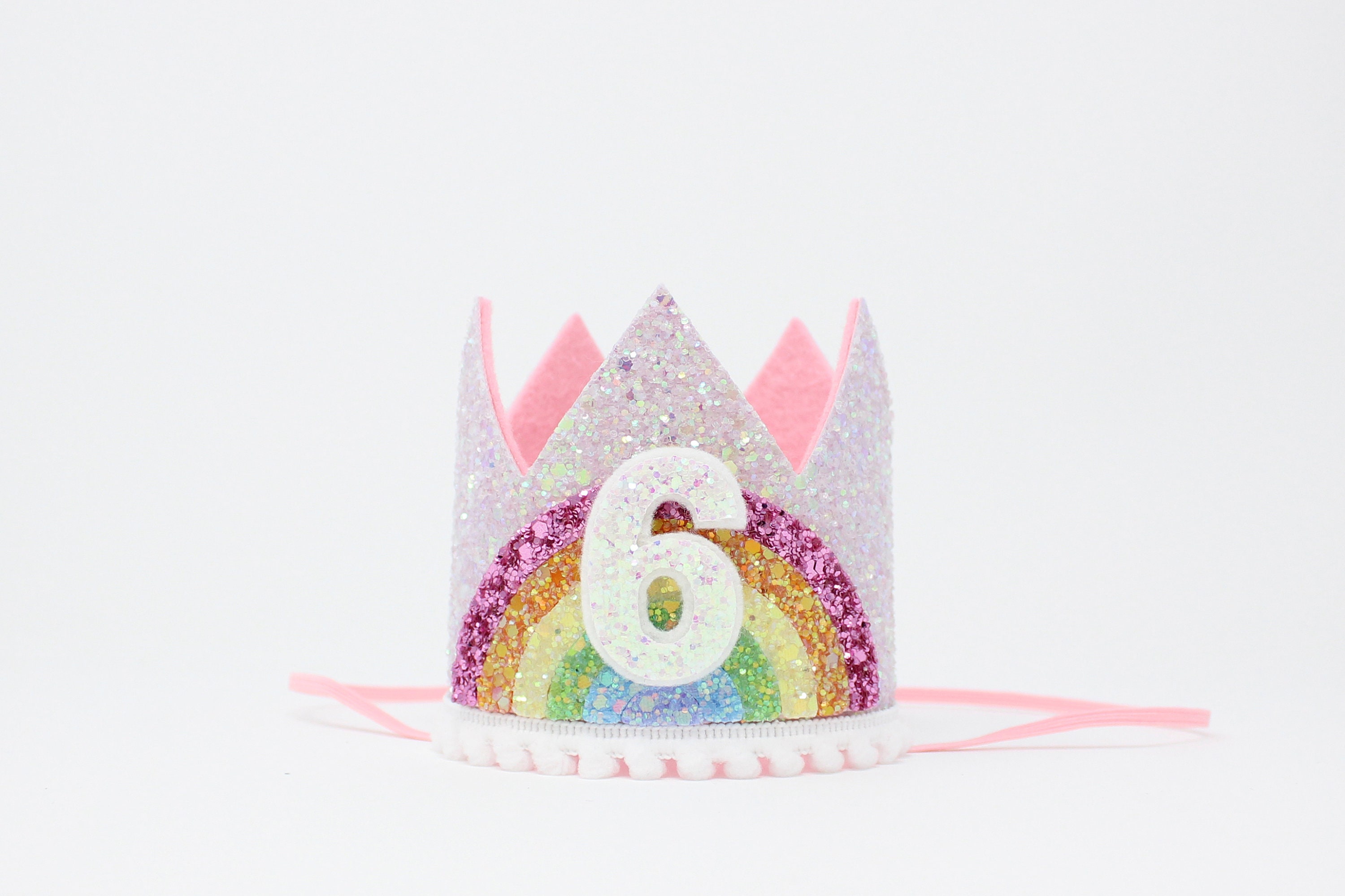 Corona de cumpleaños unicornio personalizada primer cumpleaños 1-5