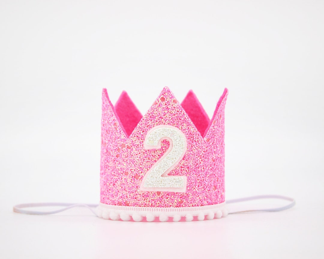 2nd Birthday Crown Second Birthday Crown 2nd Birthday Girl Etsy