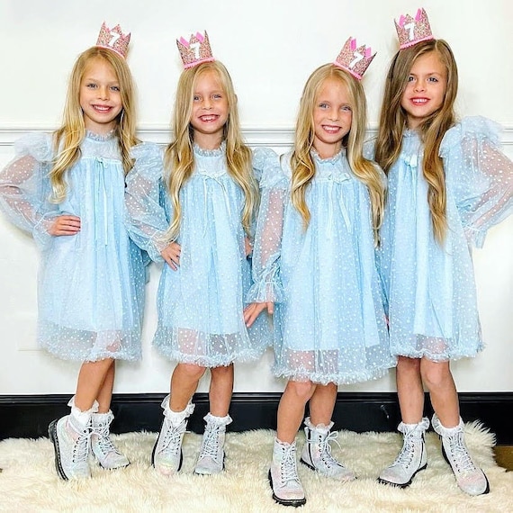 7th Birthday Crown Mosaic Birthday Crown 7th Birthday Girl Sprinkles 7th Birthday Outfit Girl for Birthday Party Mosaic Hot Pink
