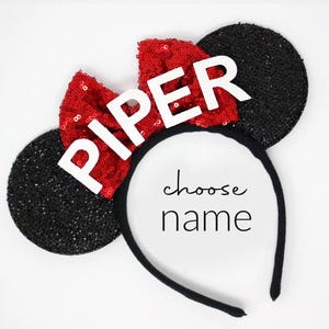 Name Mouse ears | Name ears | Name Mouse ears headband | Custom Mouse ears | Nana Mouse ears | Choose color + Name