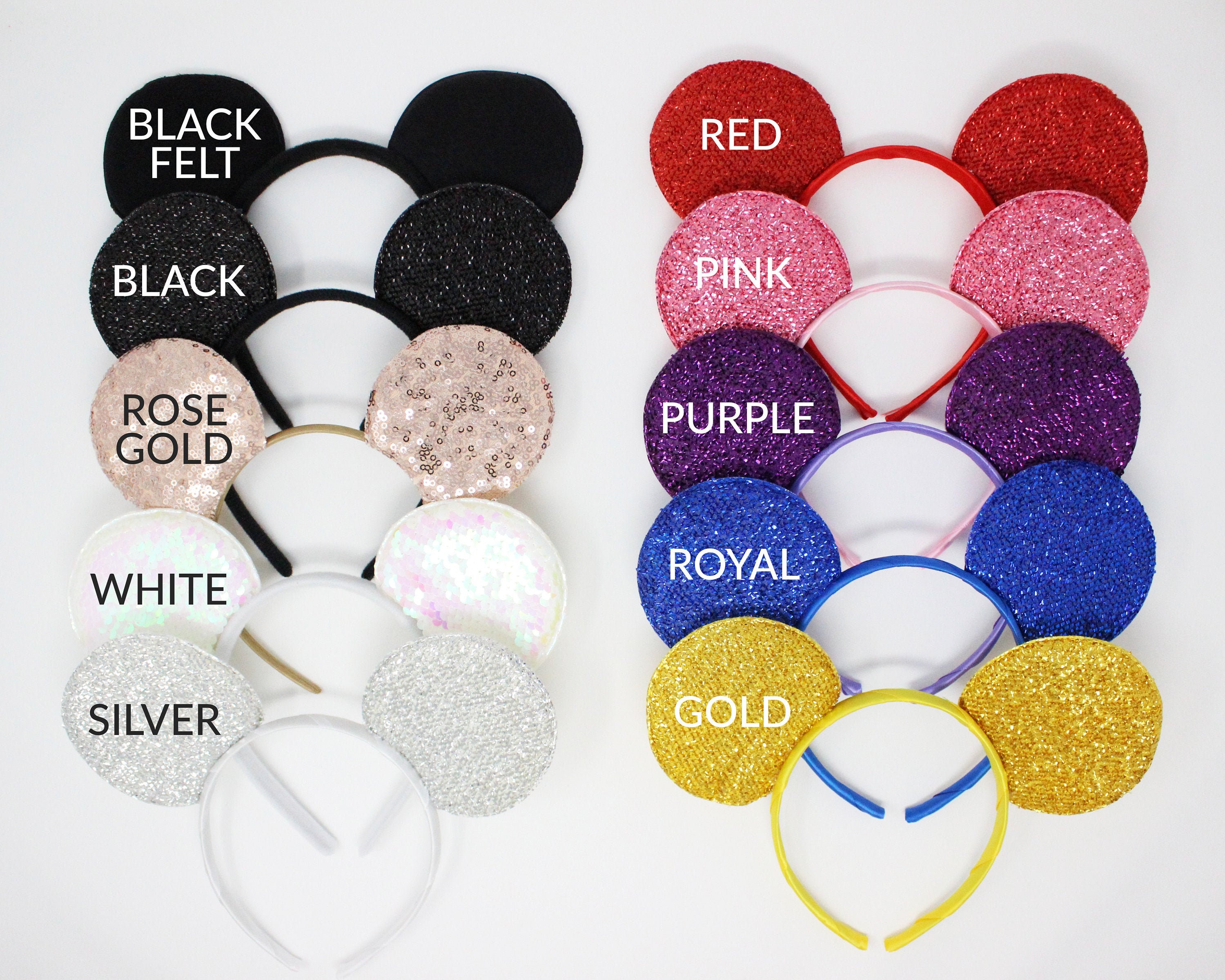 Mouse Ears for Men and Boys Black Felt Mouse Ear Headband Etsy