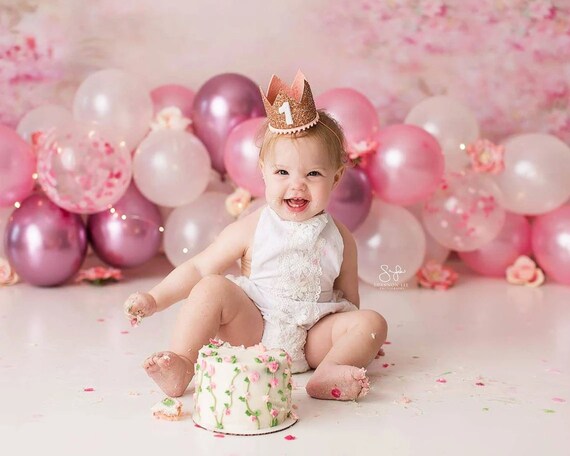 Corona de primer cumpleaños / Corona de 1er cumpleaños / Traje de niño de  1er cumpleaños / Traje de primer cumpleaños Niño / Corona de brillo dorado  Acentos de menta -  México