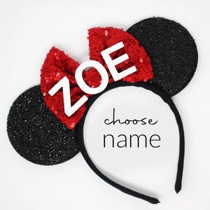 Name Mouse ears | Name ears | Name Mouse ears headband | Custom Mouse ears | Nana Mouse ears | Choose color + Name
