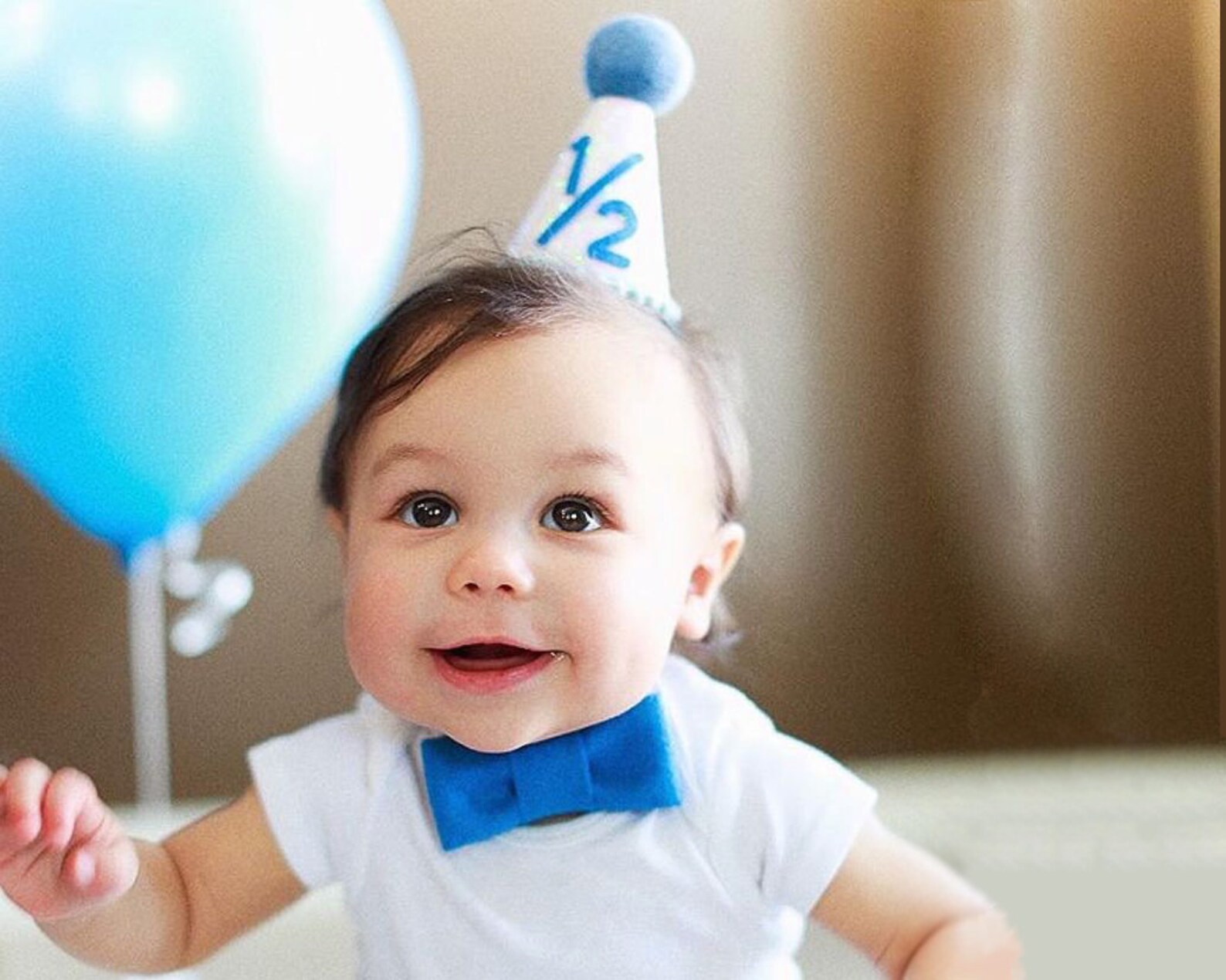 Socub Chapeau Demi-anniversaire Pour Bébé, Chapeau Couronne 1