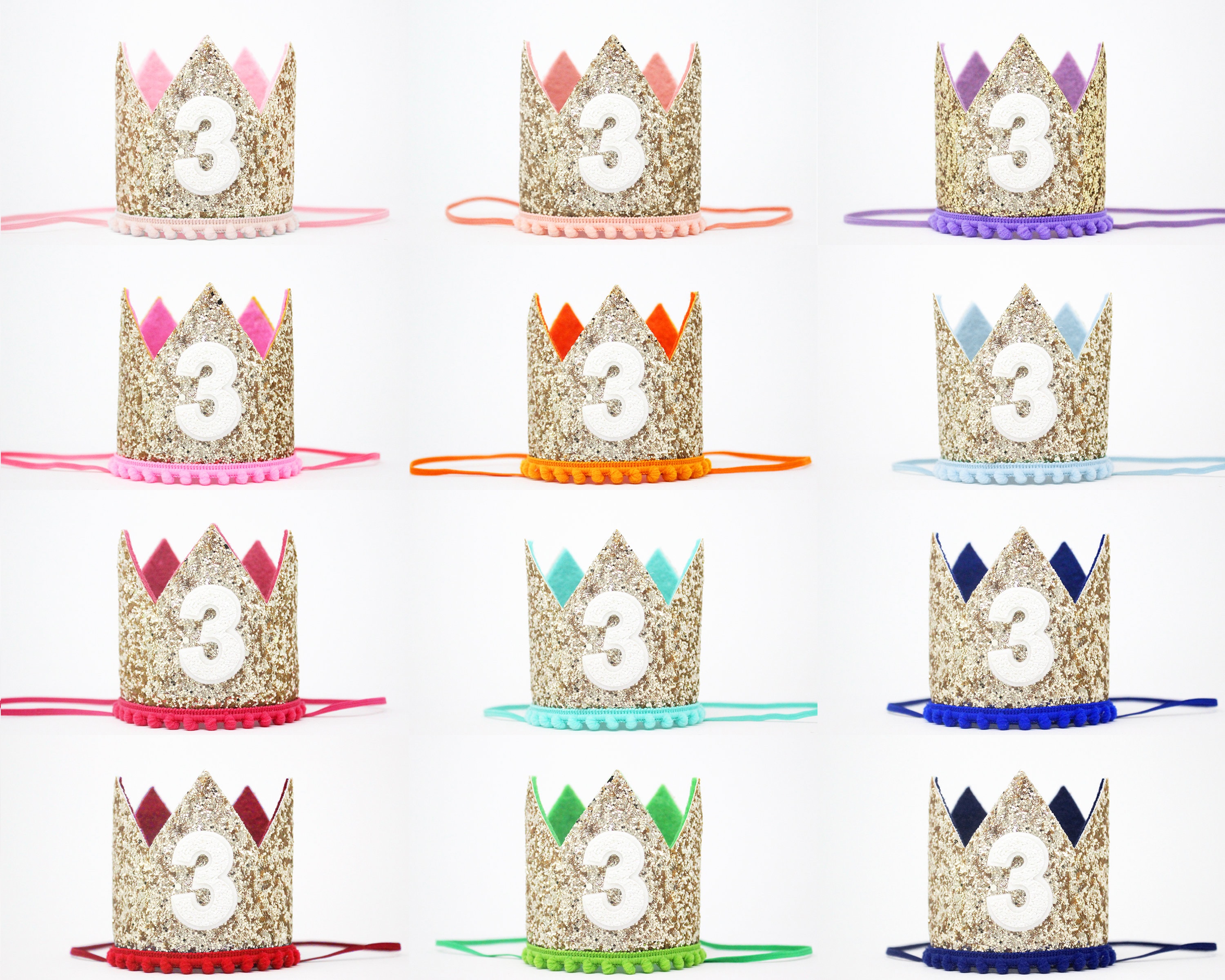 3rd Birthday Crown 3rd Birthday Hat 3rd 