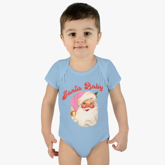 Santa Baby Baby Bodysuit Infant Baby Rib Bodysuit Christmas Baby Outfit New Baby Going Home Outfit Santa Baby Etsy UK