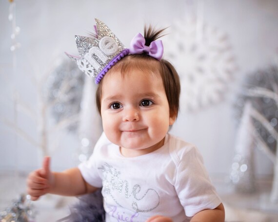 Snowflake Crown, Winter Onederland Birthday, White Snowflake Party