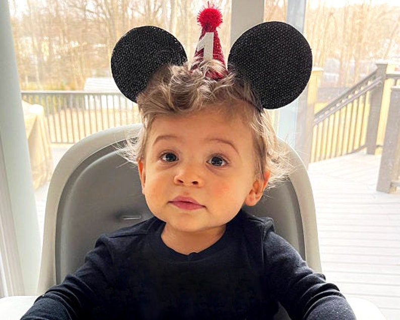 1st Birthday Mouse Ears  1st Birthday Mouse Ears  Mouse image 9