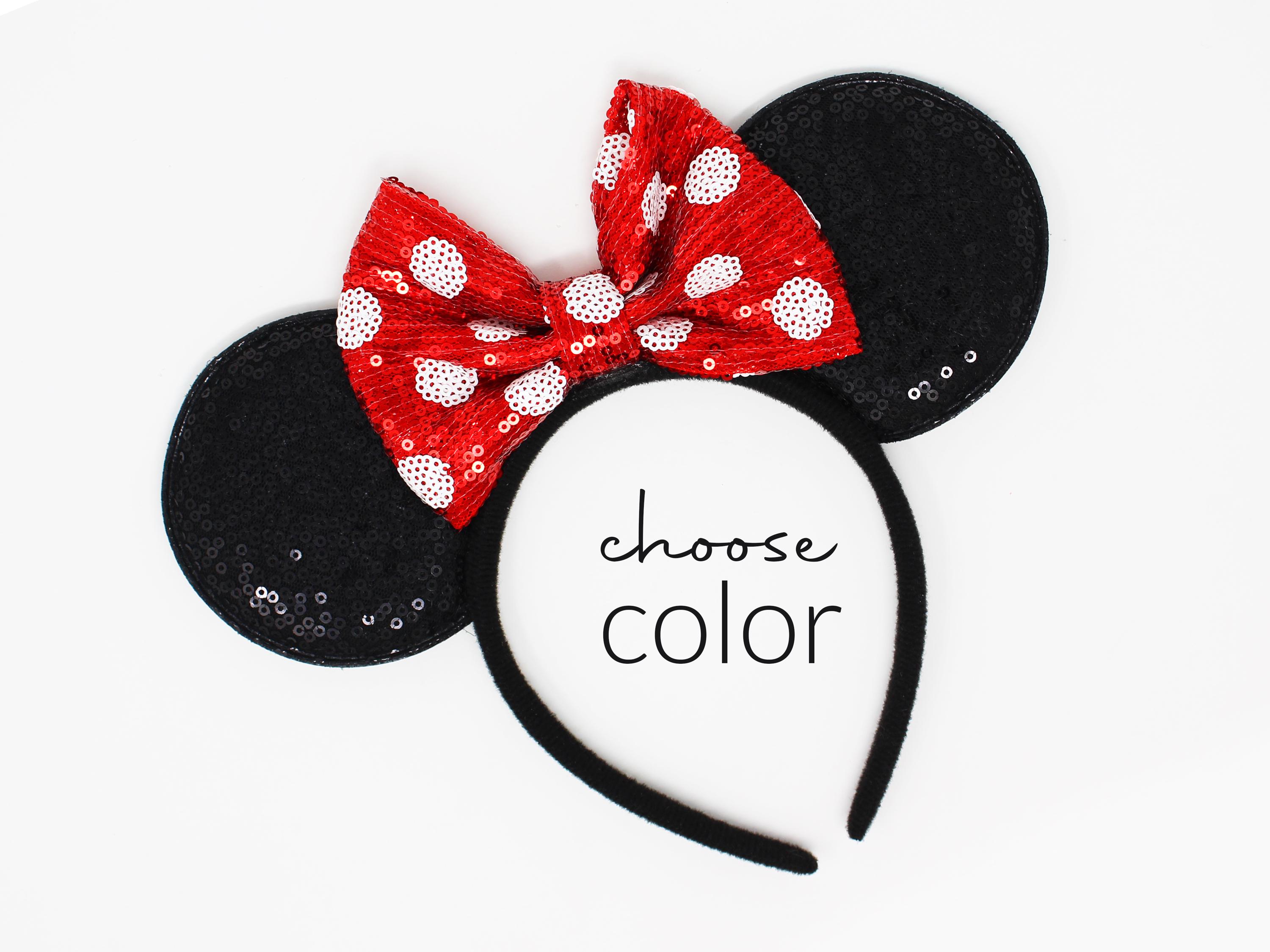 Black Red Minnie Ear - Etsy display picture 3