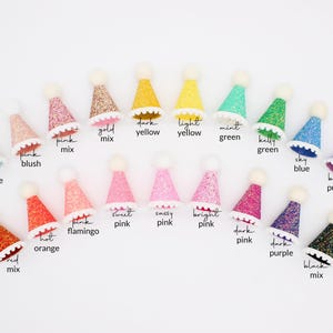 Mini Pet Party Hat | Mini Cat Birthday Party Hat | Mini Dog Birthday Hat | Choose Color + Age