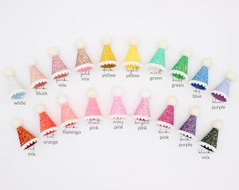 Mini Pet Party Hat | Discontinued Mini Cat Birthday Party Hat | Mini Dog Birthday Hat | Choose Color + Age