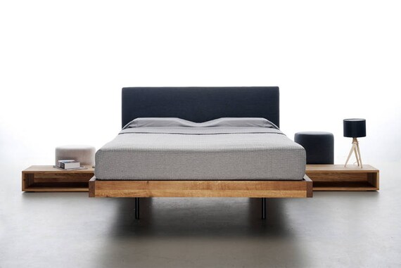 Modern Designer Bed Smooth 160 X 200 L Solid Alder Wood L Rrp 1 399 Eur