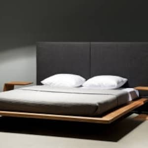 MOOD 2.0 180 x 200 solid wood bed timeless design classic extravagant upholstered bed