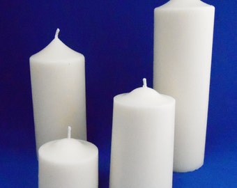 Handmade Pillar candle - Large 13cm Tall