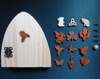 Fairy Door kit, Opening Fairy Door, Paint your own fairy door, Garden Decoration, DIY fairy door, Project for kids