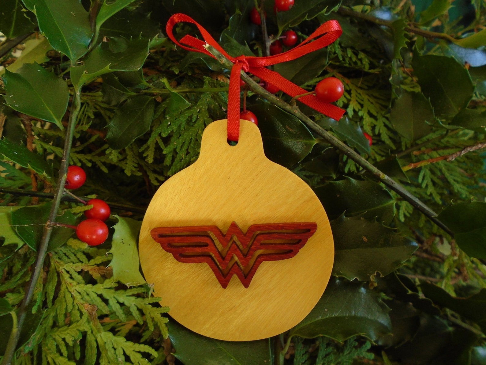 Wonder Woman Christmas Ornament 
