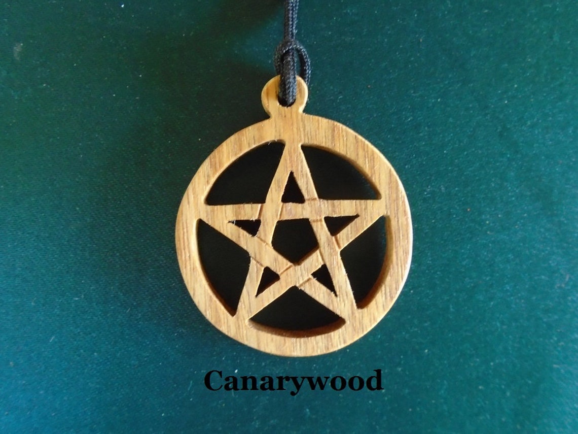 Wiccan Elemental Pentacle Necklace