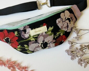 Bum Bag made with Vintage tapestry