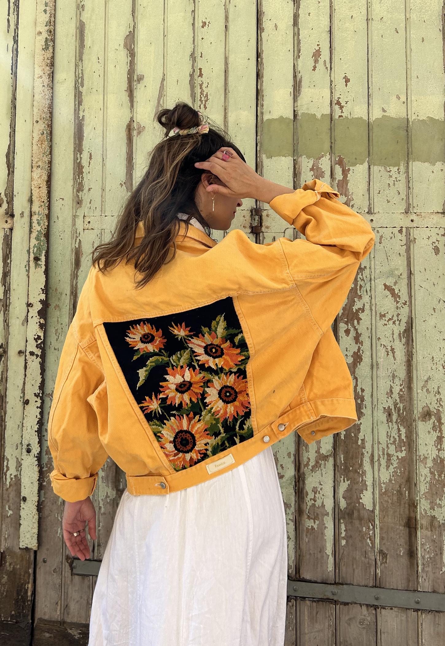 Dries Van Noten sunflower winter coat 23aw our