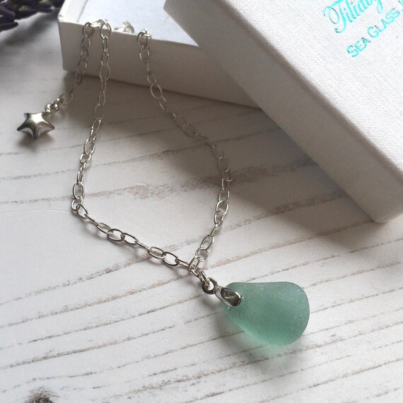 Sea glass shop charm bracelet