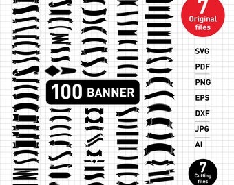 Download Free Ribbon Banner Svg Etsy SVG Cut Files