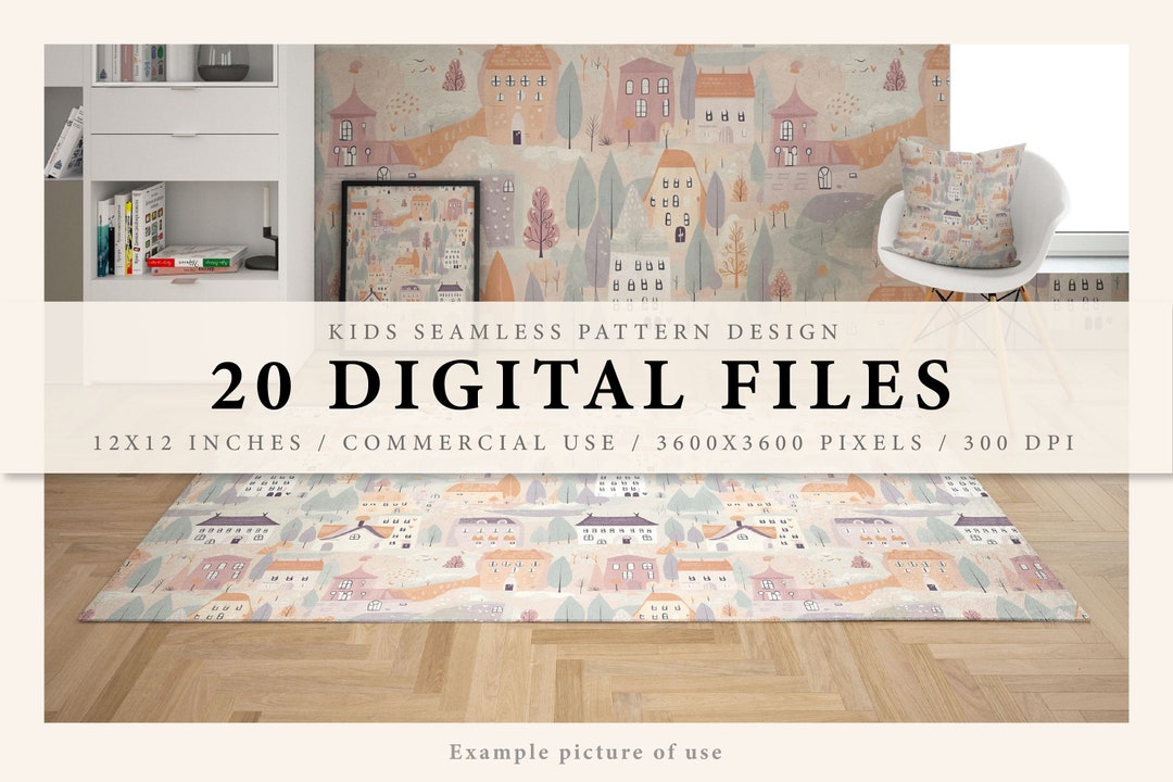 Kids Seamless Patterns Bundle | Nursery Pattern Pack | Baby Patterns ...