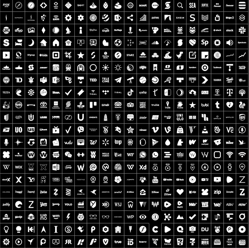 Grey Aesthetic L White Icons L 56000 App Icons Pack for IOS Etsy