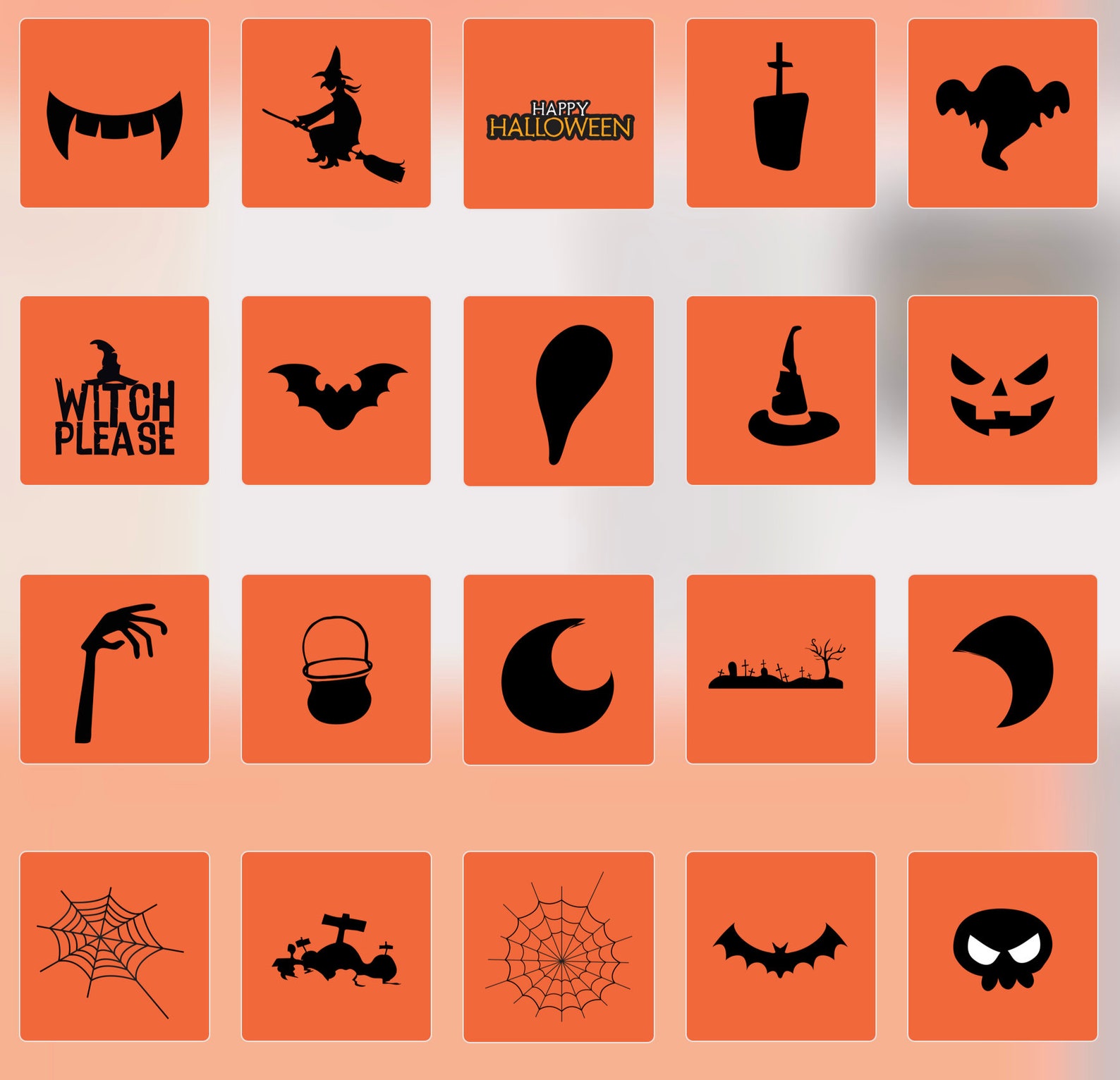 250000 Halloween Icons Aesthetic L App Icons Pack for IOS 14 - Etsy