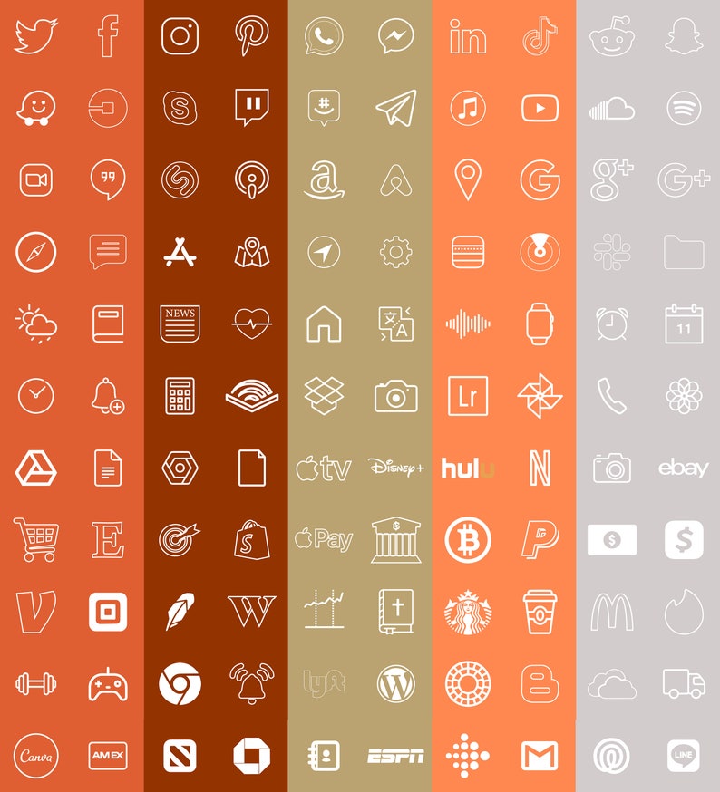 110 Fall autumn Aesthetic App icons Pack for IOS 14 l 110 110 Fall autumn Aesthetic App icons Pack for IOS 14 l 110