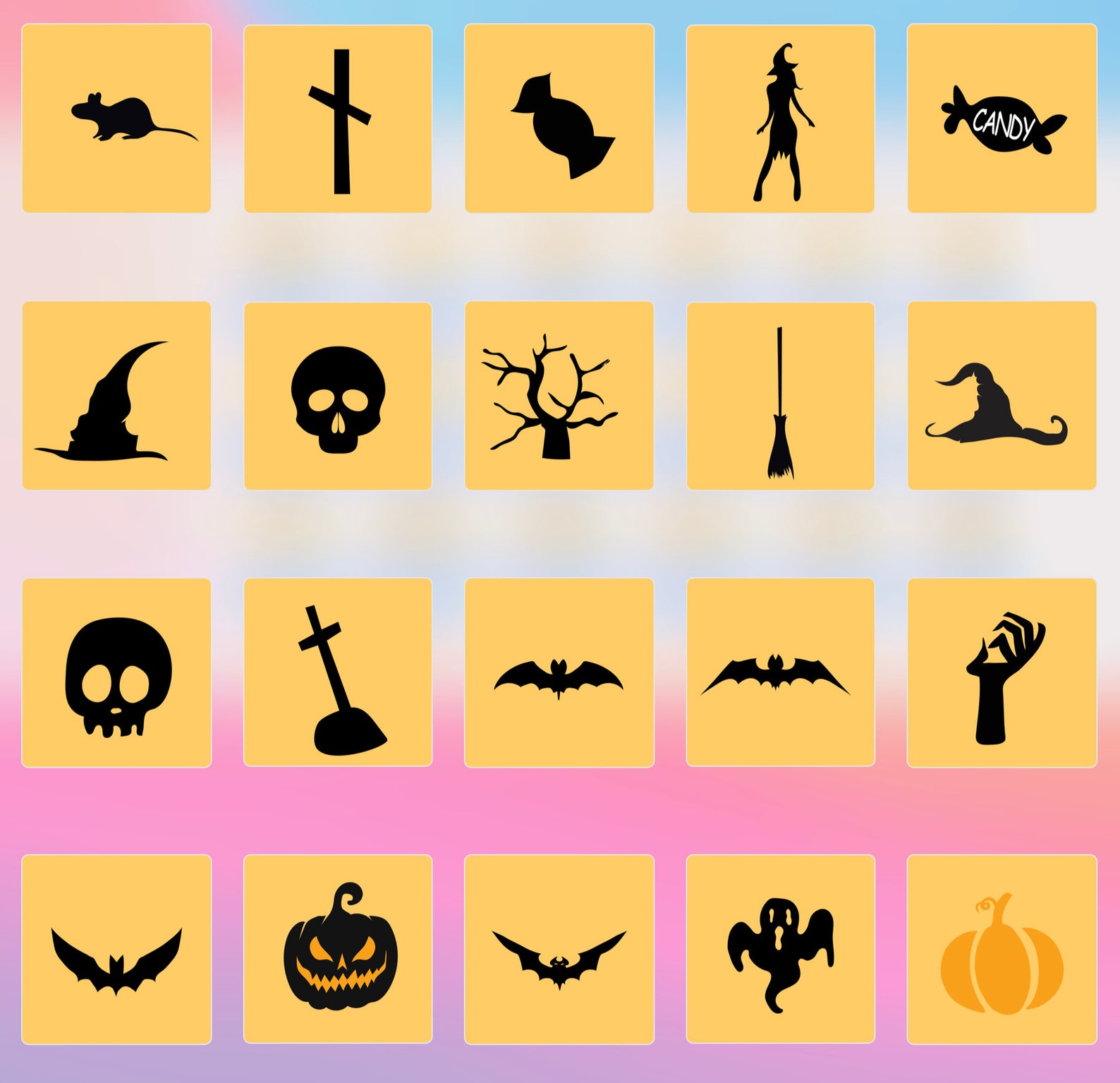 250000 Halloween Icons Aesthetic L App Icons Pack for IOS 14 - Etsy