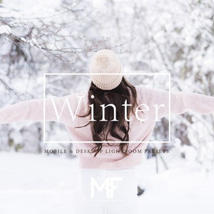 Winter Lightroom Presets: Mobile & Desktop Filters (DNG, XMP)