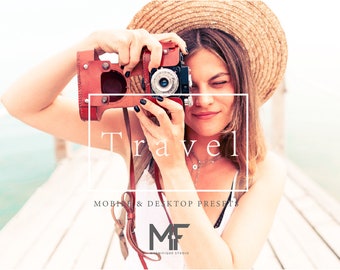 20 Travel Mobile & Desktop LIGHTROOM Presets l Natural Preset l Mobile Presets l Lifestyle Influencer Blogger l Minimal Preset