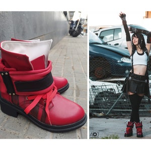 Tifa's boots cosplay - Final Fantasy VII Remake