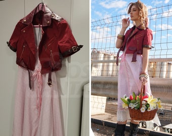 Aerith cosplay from FINAL FANTASY VII Remake