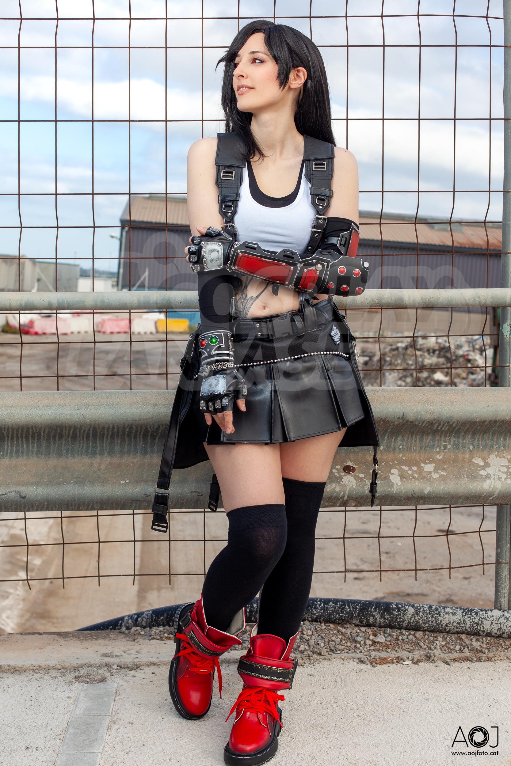 ファイナルファンタジーVIIリメイクのティファのコスプレ
