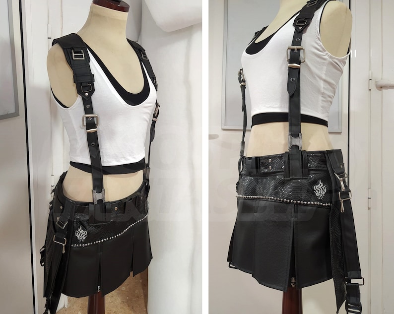 Tifa's cosplay from Final Fantasy VII Remake CUSTOM SIZE image 6