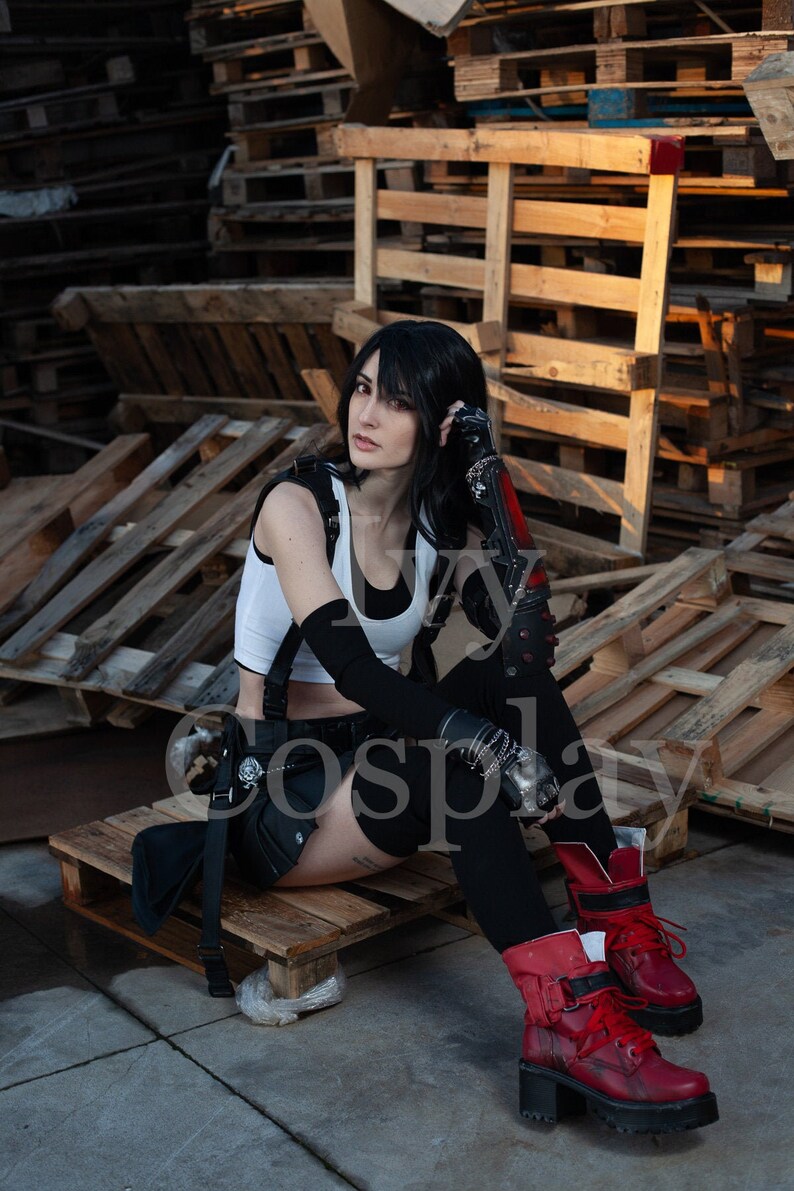 Tifa/'s boots cosplay Final Fantasy VII Remake
