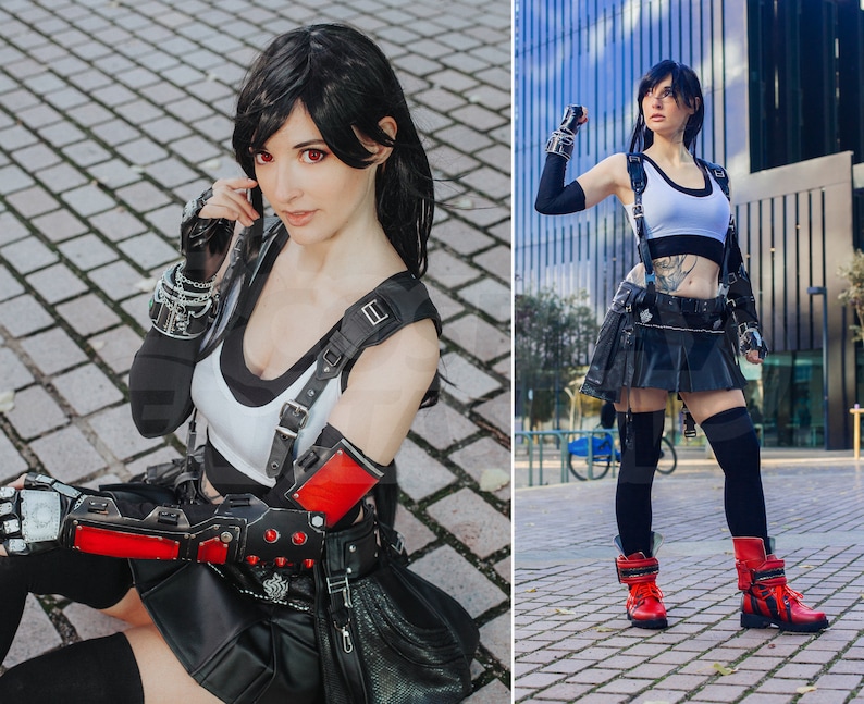 Tifa's cosplay from Final Fantasy VII Remake CUSTOM SIZE image 1