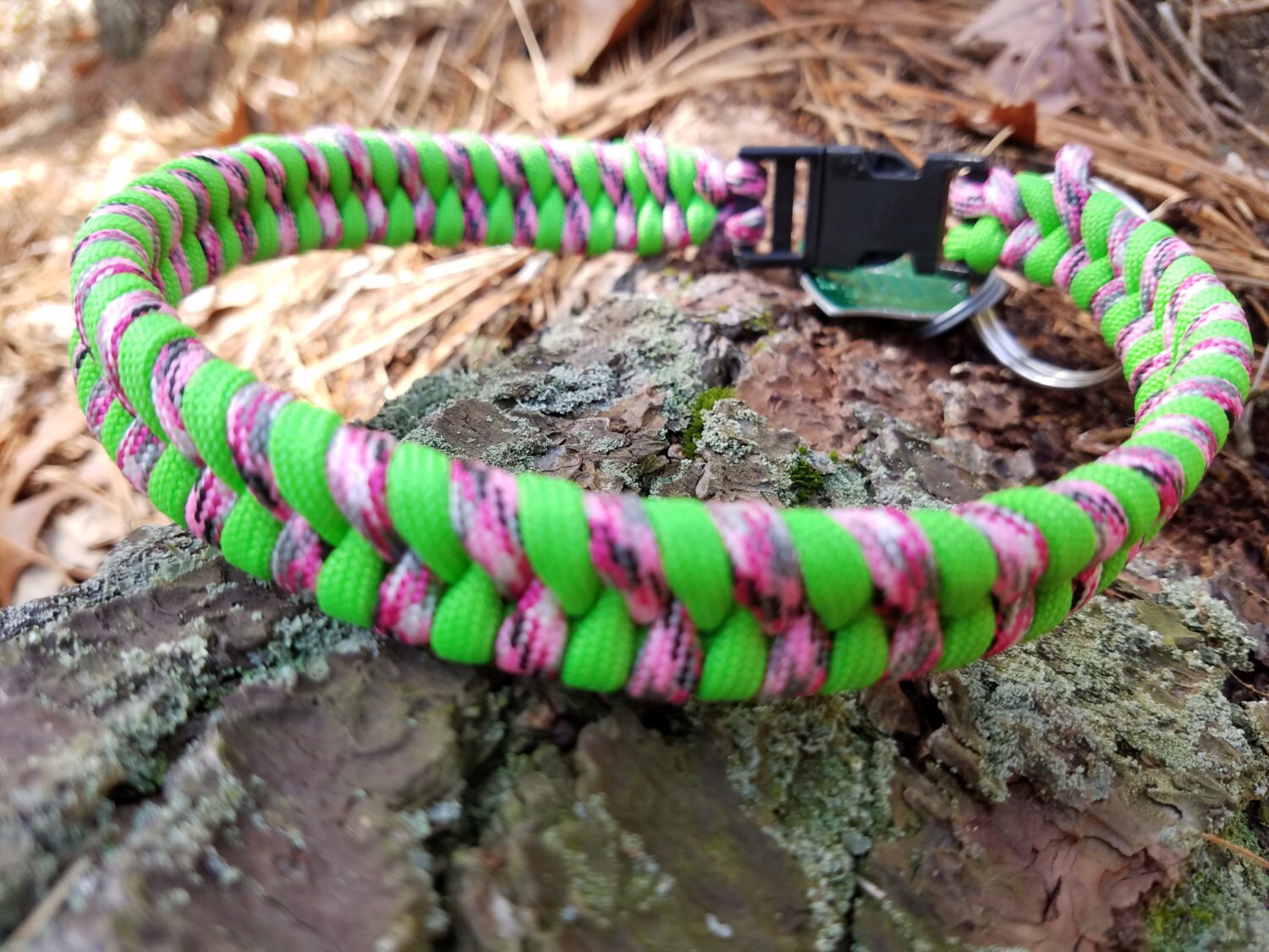 Fishtail Knot Paracord Dog Collar FREE SHIPPING Etsy