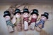 Upcycled Cork Snowman Christmas Ornaments ***FREE SHIPPING*** 