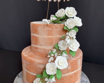 Cascading Cake Flower Etsy