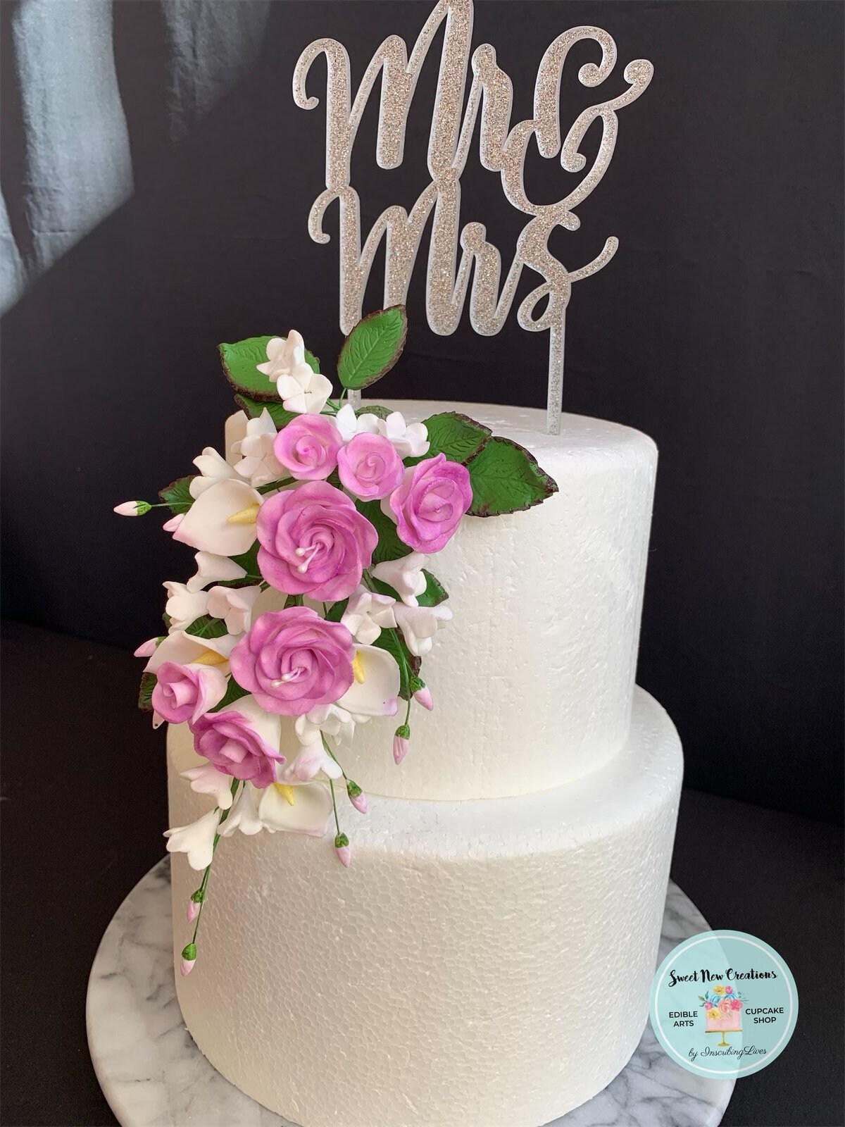 Lilac rose calla lily hyacinth spray gum paste flowers Filler Etsy